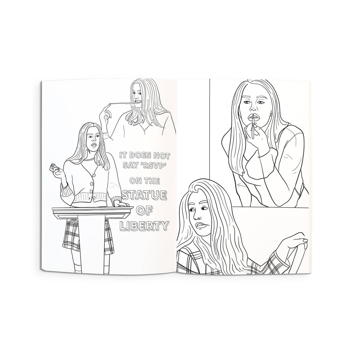 Clueless Colouring Book