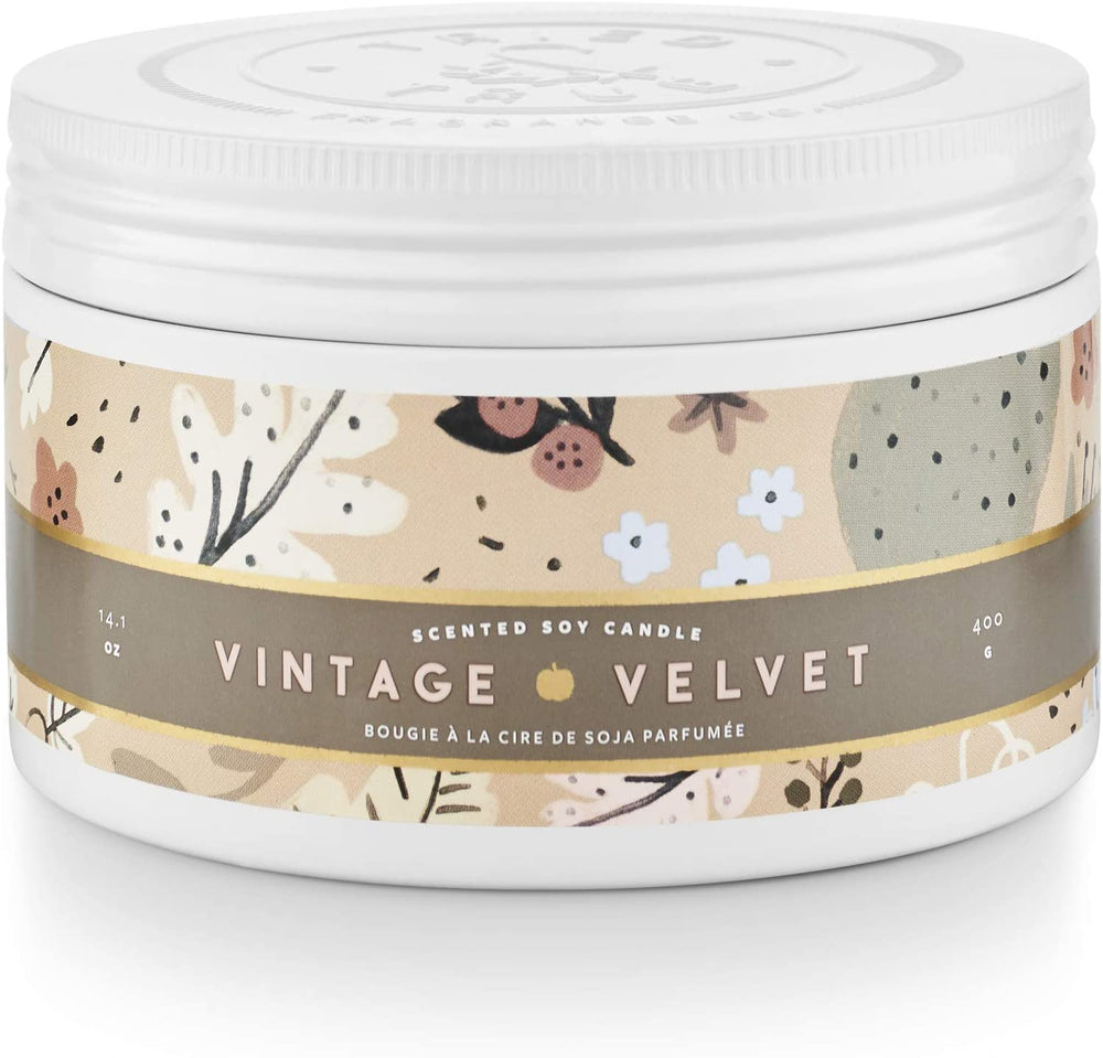 Tried & True Vintage Velvet Small Tin Candle