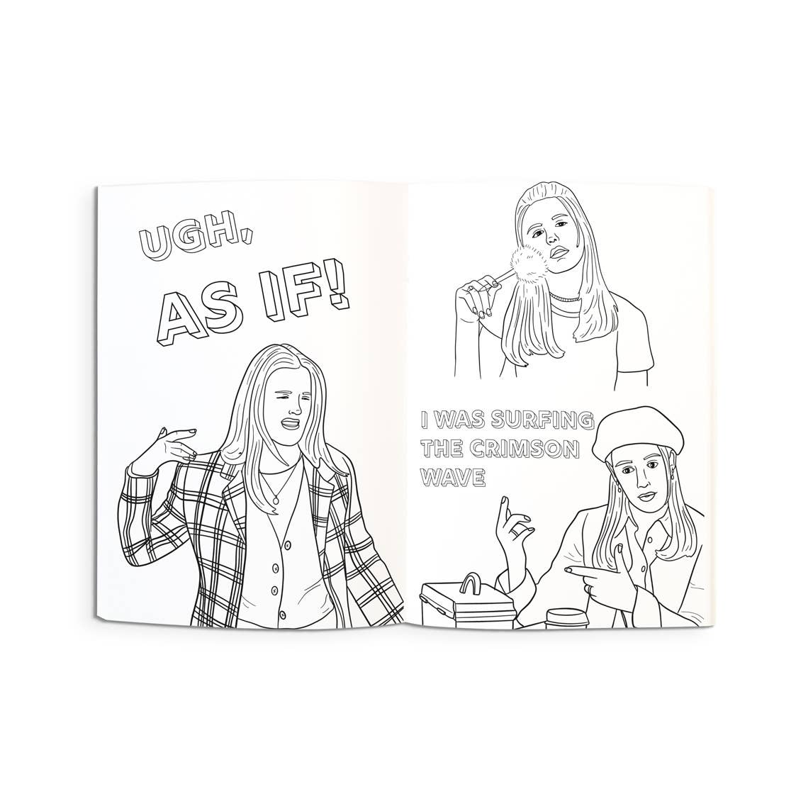 Clueless Colouring Book