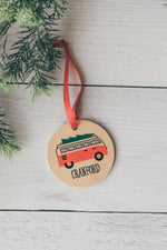 Cranford Wood Ornament - Camper Van