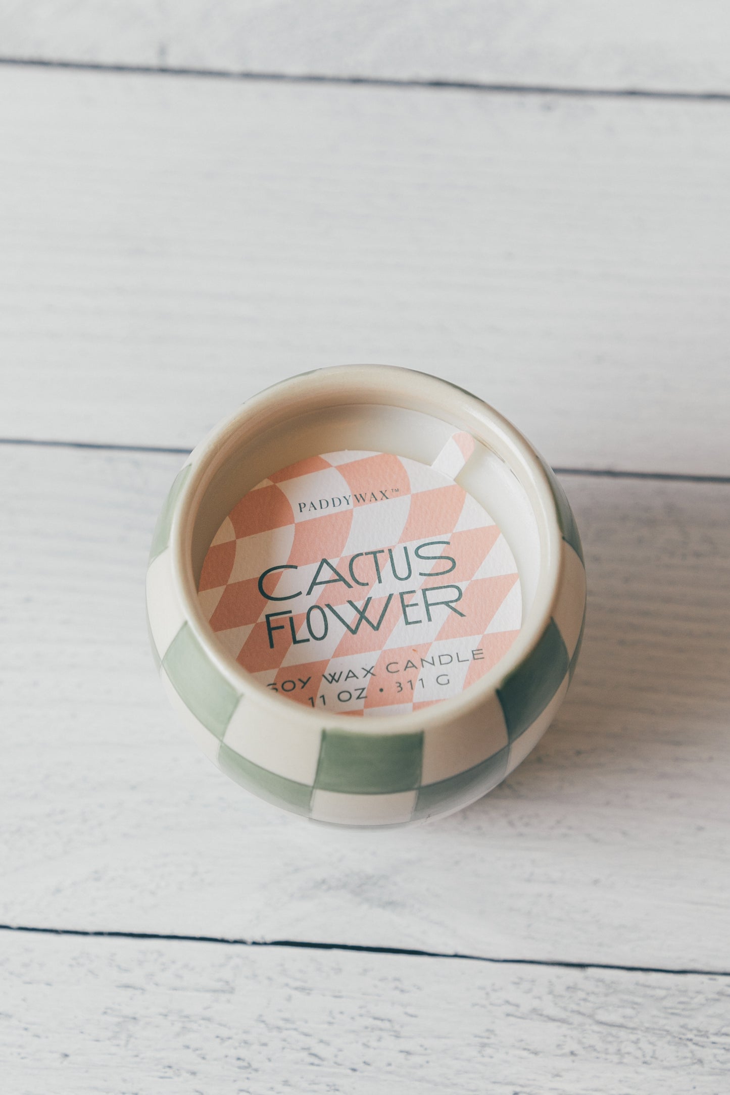 Check Mate 11 oz Candle in Cactus Flower