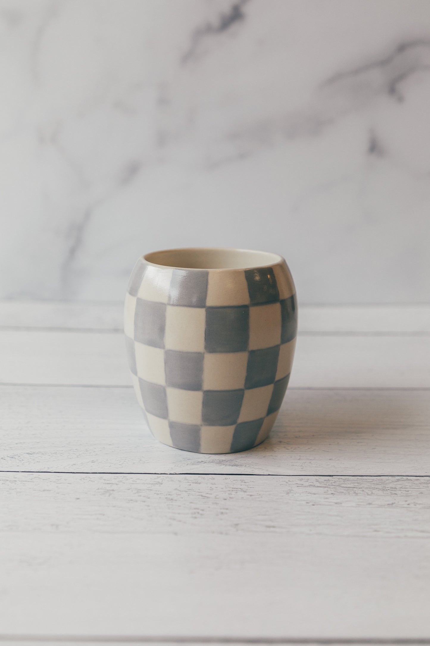 Check Mate 11 oz Candle in Cotton + Teak