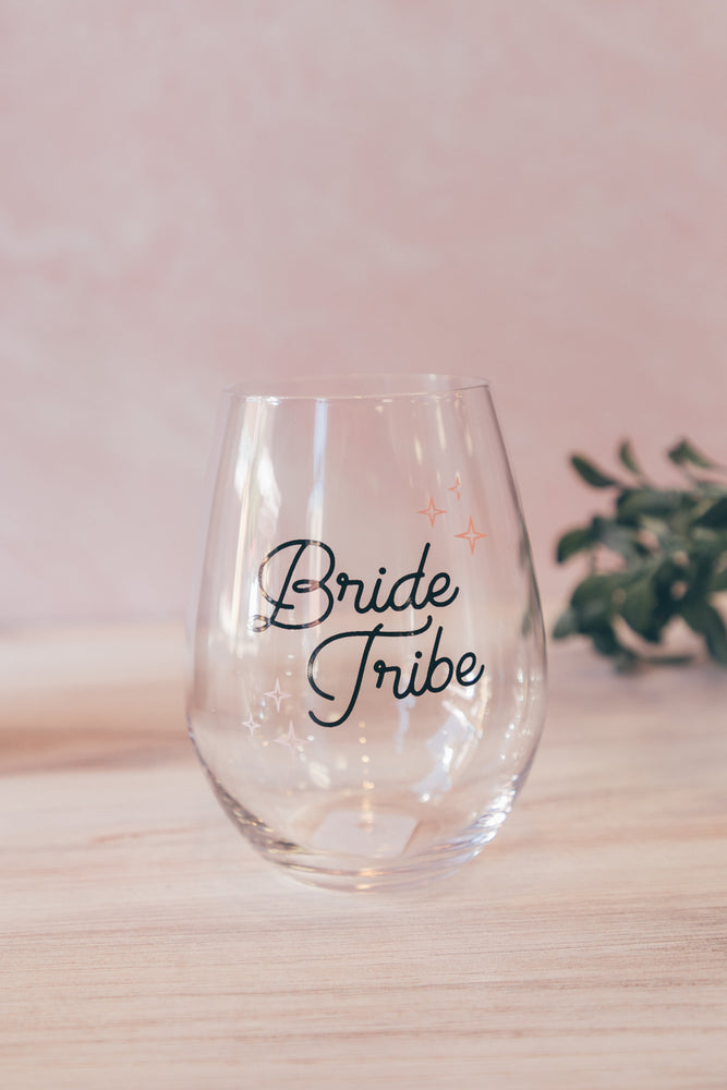 Bride Tribe Wine Glass