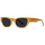 Clara Retro Cat Eye Sunglasses - Sunset/Black Lens