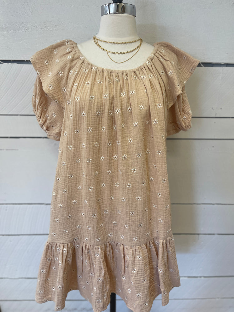 Willow Dress - Daisy Embroidery