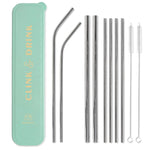 Clink And Drink Stainless Steel Straw Set