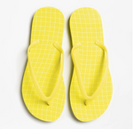 WAVEGRID Flip Flops in Acid Yellow