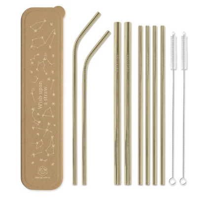 Wish Upon A Straw Stainless Steel Straw Set