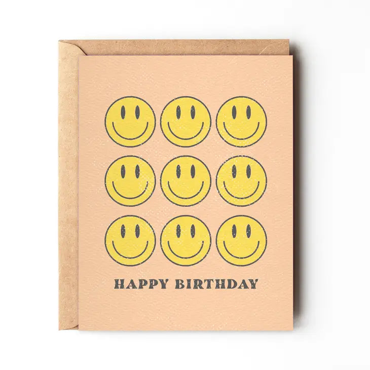 Fun Smiley Birthday Card